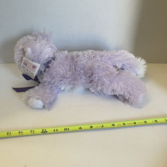 Boyds Bears & Friends Taffy Purple Kitty Cat Plush Soft Toy Stuffed Animal - Picture 6 of 6